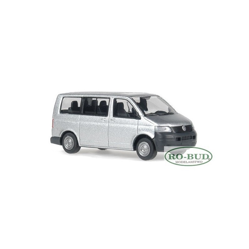 Model redukcyjny Volkswagen T5 Transporter, skala 1:87, metalik.