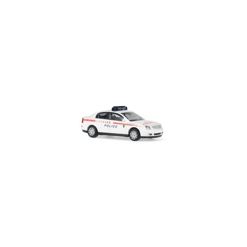 Opel Vectra Limousine policyjny, skala 1:87, czerwono-białe malowanie, detale policyjne.