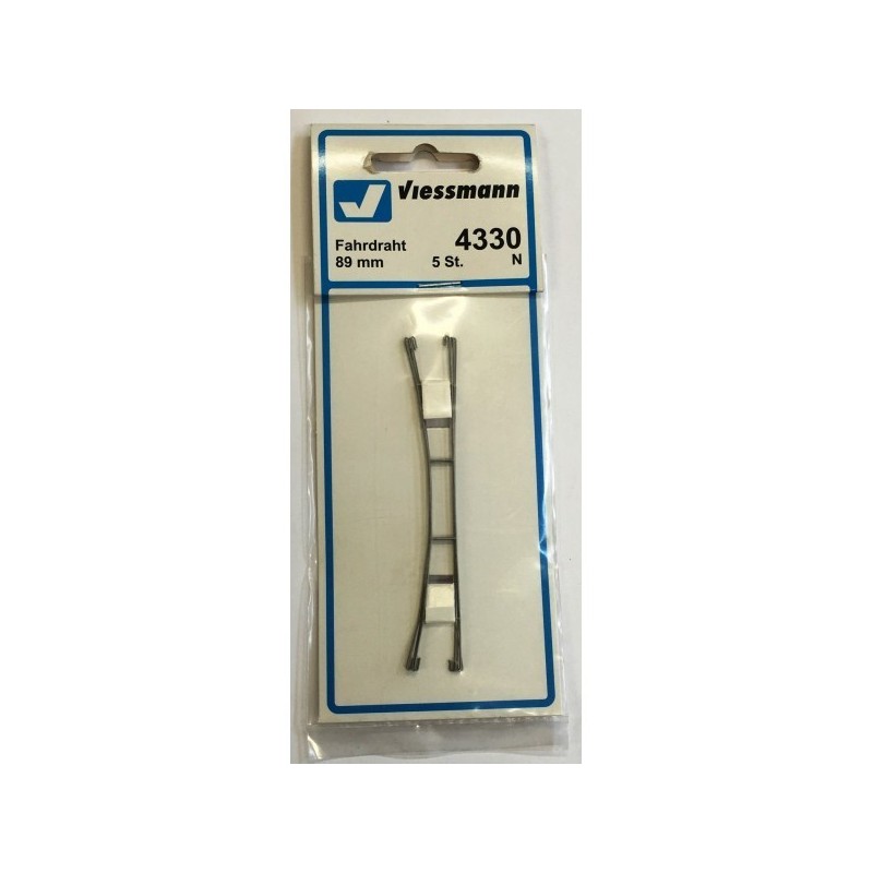 Sieć trakcyjna 89mm, skala 1/160N, Viessmann, 5 sztuk.