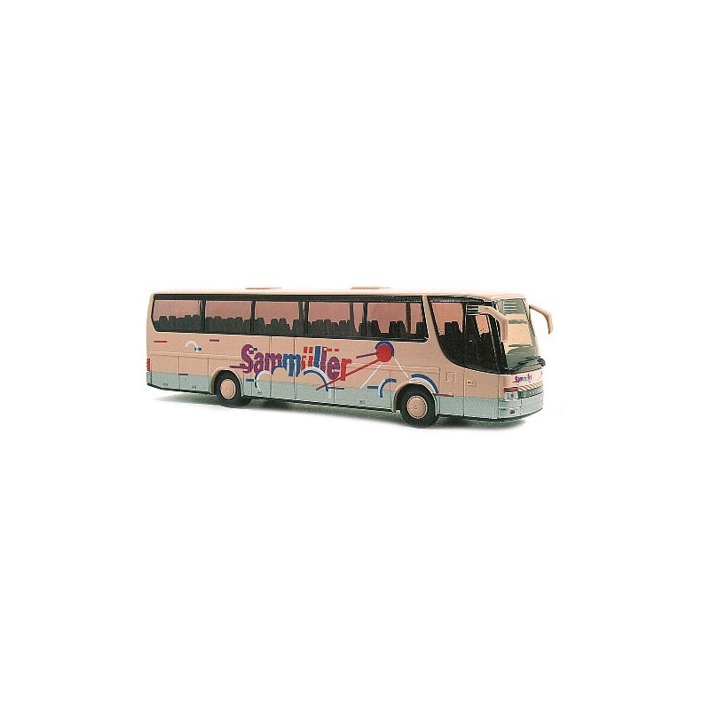 Model redukcyjny autobusu SETRA S 315 HD Sammüller, skala 1:87, z detalami i malowaniem.