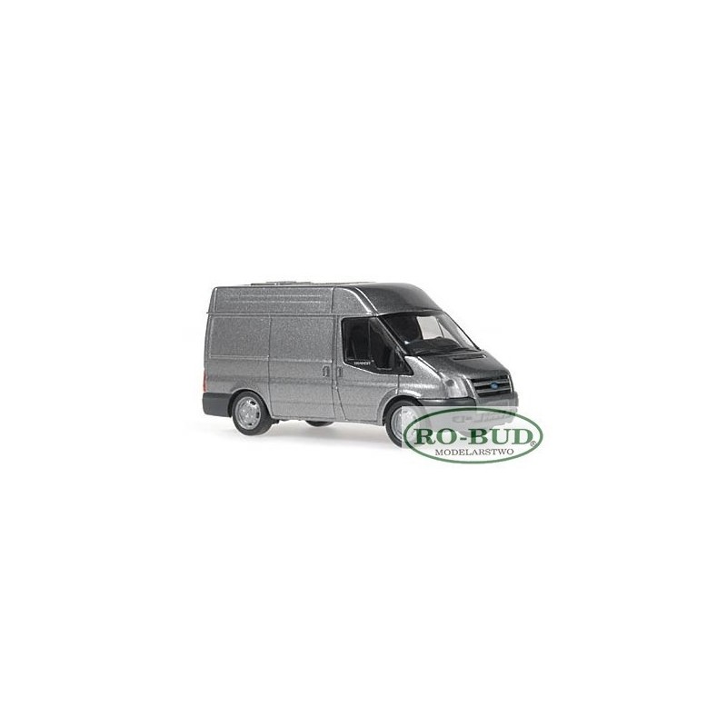 Model redukcyjny FORD Transit 2006, skala 1:87, metaliczny KW, dach średni.