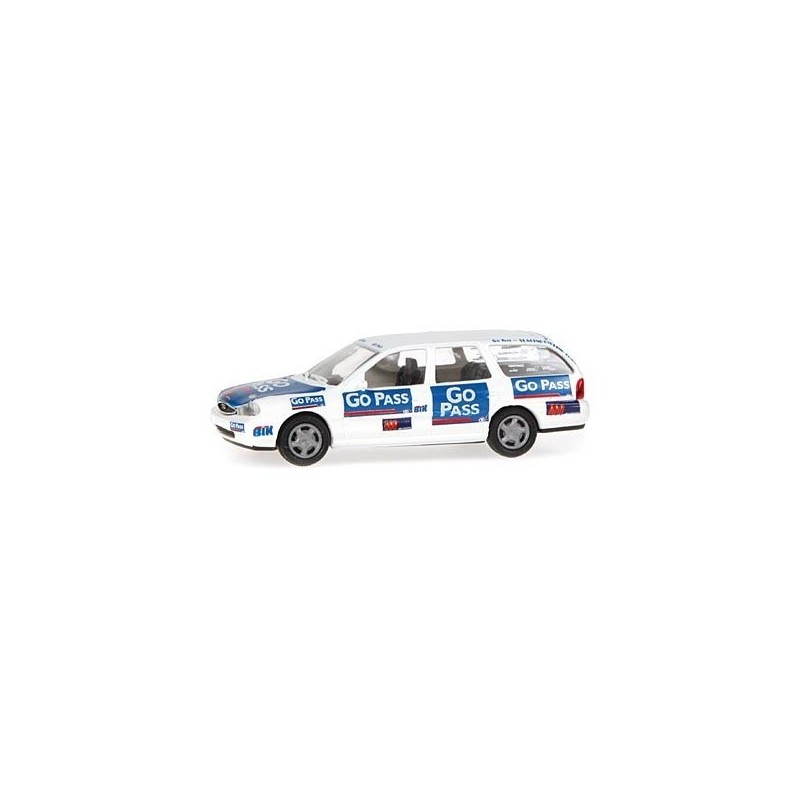 Model redukcyjny FORD Mondeo Turnier ABX, skala 1:87, z reklamą "Go Pass".