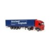 IVECO Stralis, Geschwill Logistik, 1:87, czerwony, naczepa niebieska.