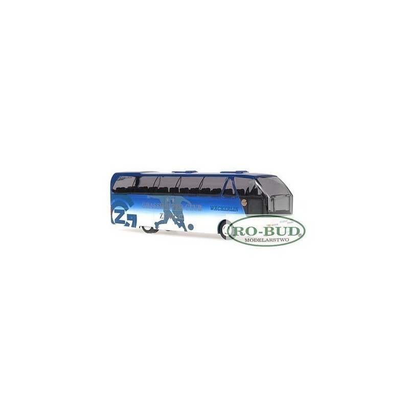 Model redukcyjny autobusu Neoplana Starliner, skala 1:87, Wäckerlin Carreisen Zurych.