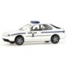 Model redukcyjny FORD Mondeo Policia Local, skala 1:87, Rietze. Biały z niebiesko-białymi pasami policyjnymi.