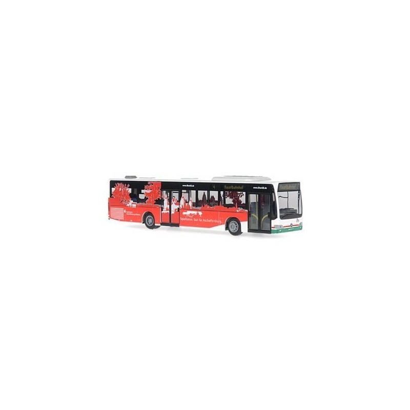 Model redukcyjny autobusu Mercedes-Benz Citaro E4, skala 1:87, ASTA - Sparkasse Aschaffenburg.