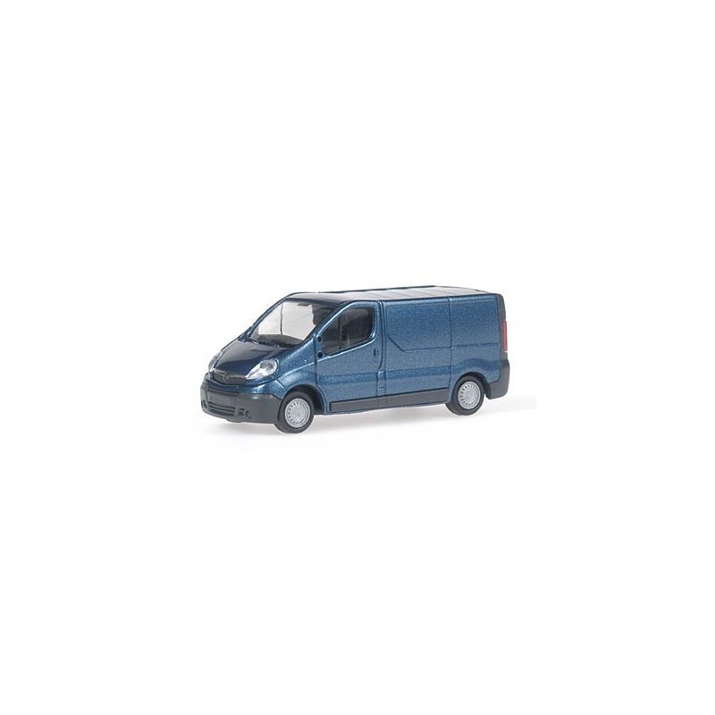 Model redukcyjny Opel Vivaro 2006, skala 1:87, metaliczny błękit.