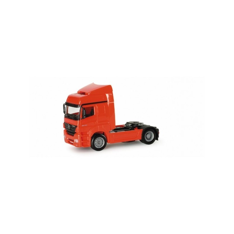 Model redukcyjny Mercedes-Benz Axor, skala 1:87, HERPA, czerwony.