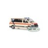 Model redukcyjny Volkswagen T5 Ambulance, skala 1:87, Vimperk, czerwono-biały.