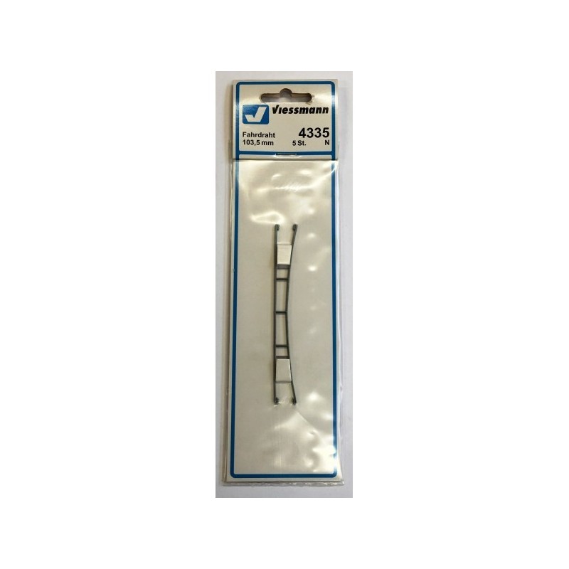 Sieć trakcyjna 103,5 mm, skala 1:160 N, Viessmann, detal do makiet kolejowych.