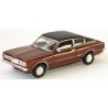Ford Taunus 1600 Coupé, skala 1:87, HERPA. Czerwono-brązowy samochód z czarnym dachem.