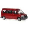 Model redukcyjny Volkswagen T5 Transporter w skali 1:87, metalicznym wykończeniu.