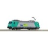 Lokomotywa elektryczna ROCO 62504, skala H0, BLS Cargo. Zielono-szary model z detalami.