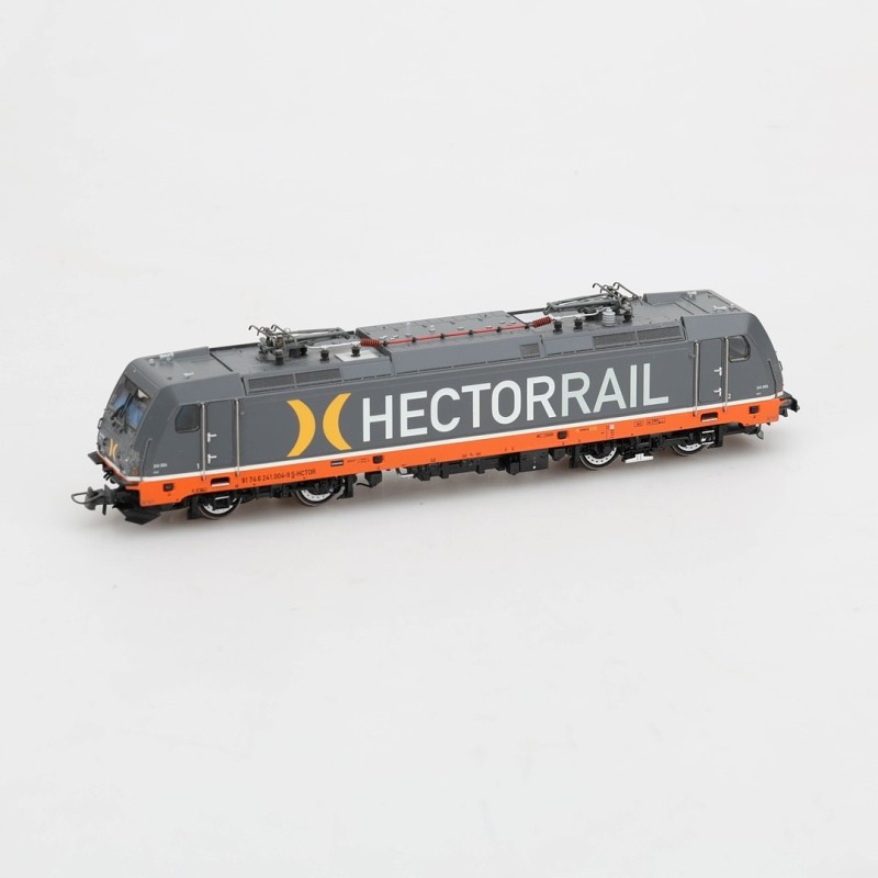 Lokomotywa elektryczna HECTORRAIL, skala 1:87, Roco. Szaro-pomarańczowa.