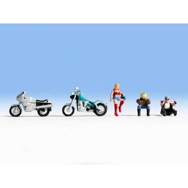Figurki MOTORCYCLRS, skala kolekcjonerska, ABYstyle. Motocykle i postacie z detaliami.