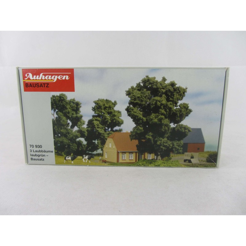 Auhagen 70 930, kwitnące drzewa, skala 1:87. Zielone, realistyczne modele.