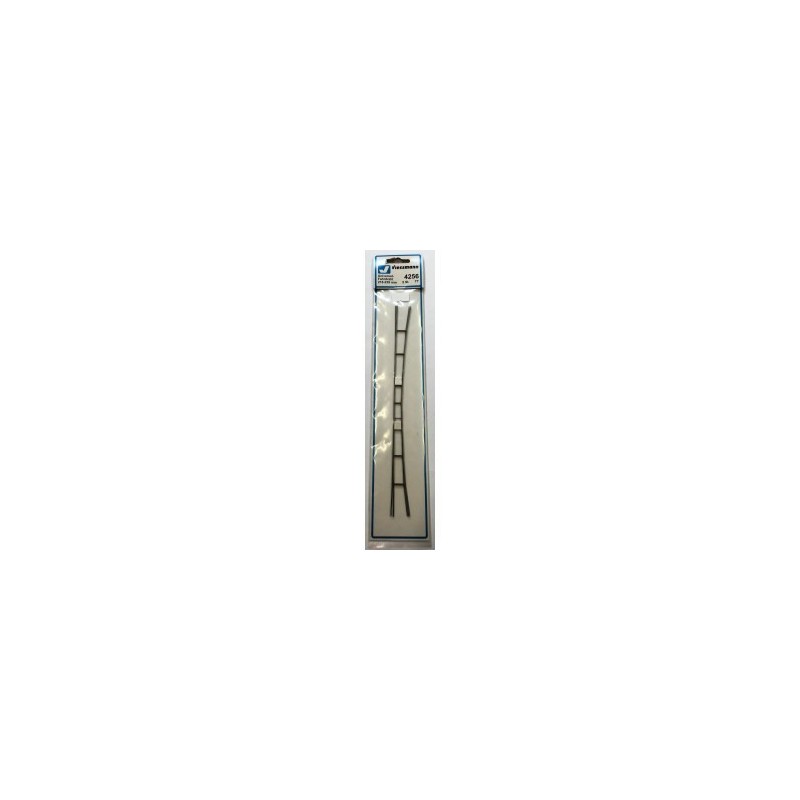 Uniwersalna sieć trakcyjna 218-239 mm, skala 1/120TT. Czarny, szczegółowy model.
