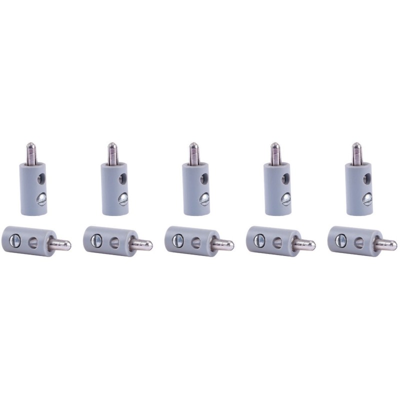 10 sztuk modeli Stecker w kolorze szarym.