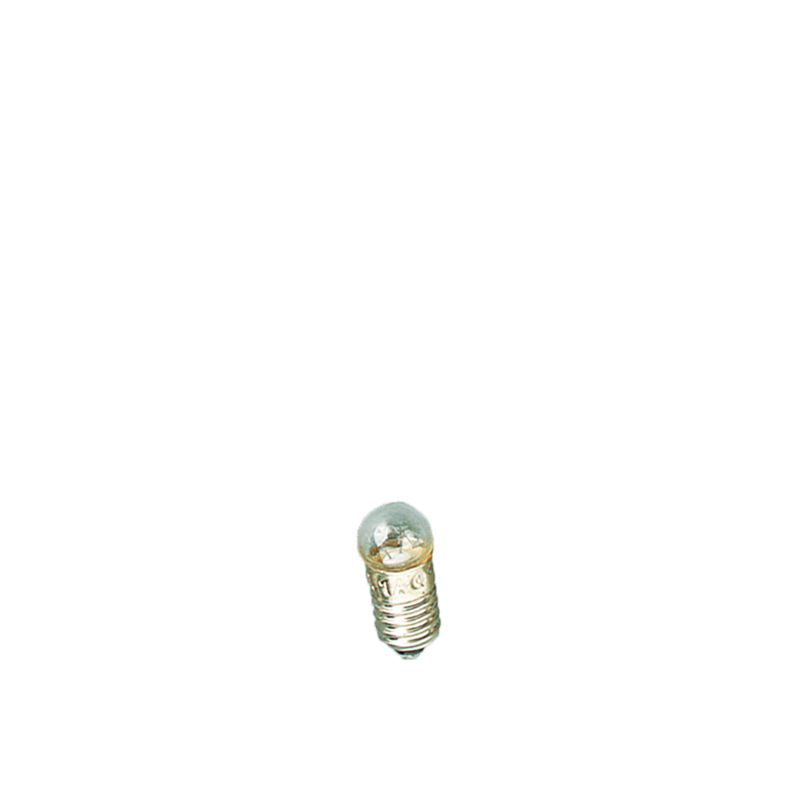 Model Spherical-head Bulb, E 5.5, precyzyjna miniatura żarówki.