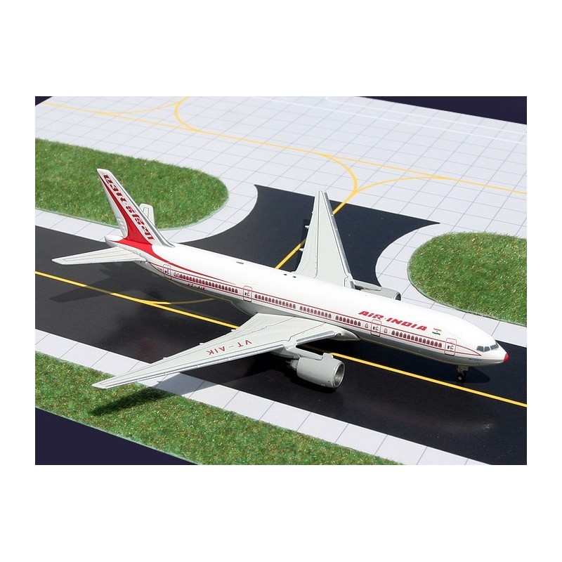 Model GeminiJets BOEING 777-200ER, skala 1:400, w barwach AIR-INDIA.