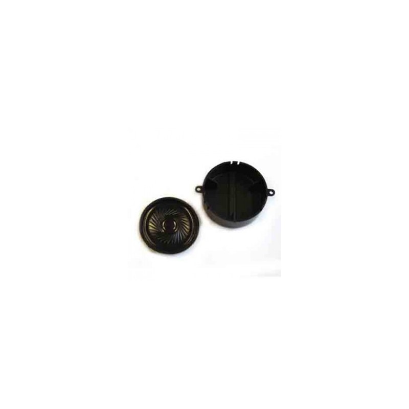 Głośnik 32 Ohm 40mm, model redukcyjny, elementy czarne, detale wytłoczone.