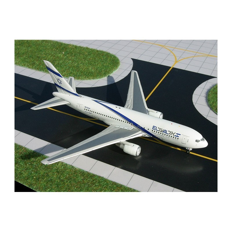 Model samolotu Boeing 767-200, skala 1:400, GeminiJets. Malowanie EL AL Israel Airlines.