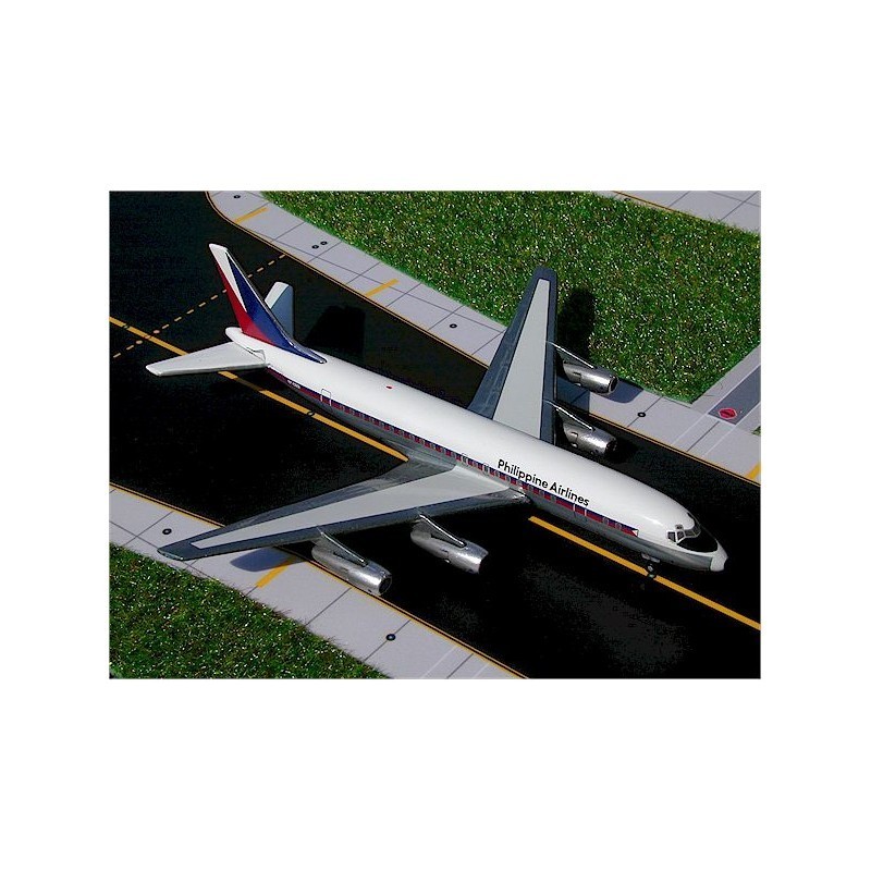 Model samolotu DC-8-53, skala 1:400, GeminiJets. Malowanie Philippines.