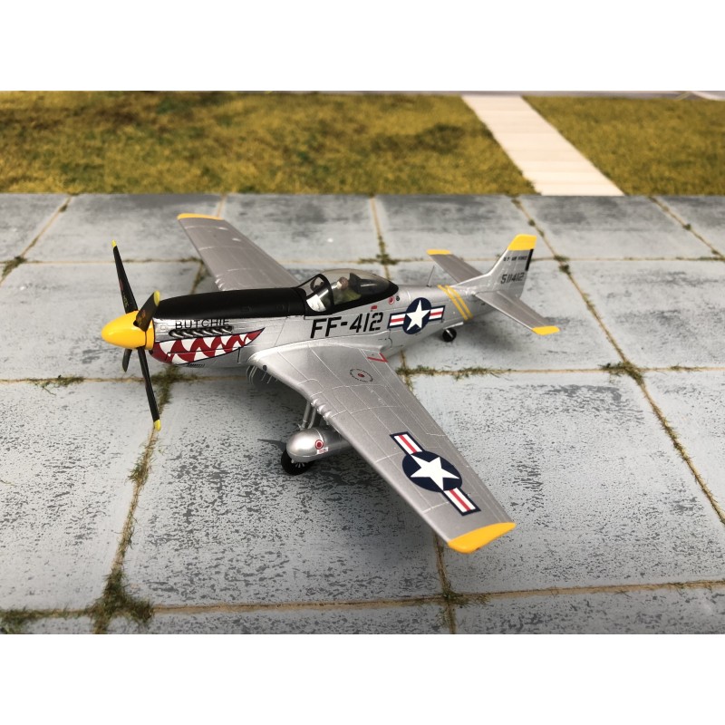 Model P-51D Mustang, skala 1:72, Witty Wings. Malowanie Sky Guardians, oznaczenia FF-412.