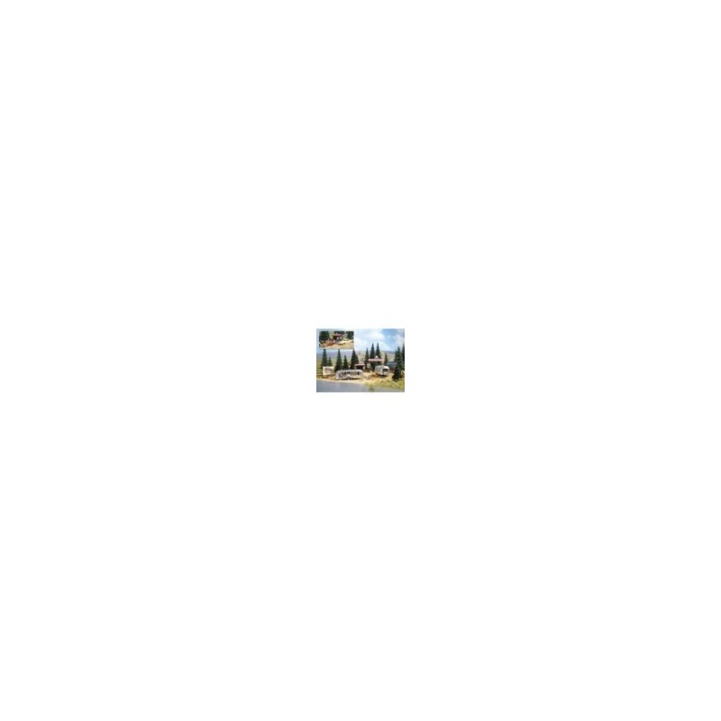 Zagroda parkowa 1/87H0 - modelarstwo