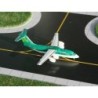 Model samolotu BAE 146 linii Aer Lingus, skala 1/400, Geminijets. Zielony kadłub z białymi skrzydłami i trójliściem koniczyny.