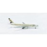 Model Novair A330-200, skala 1:500, Herpa. Biały kadłub, złota i niebieska linia, logo Novair.
