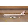 Model Boeing 747-400 Royal Air Maroc, skala 1/500, biały z czerwonymi akcentami i logo RAM.