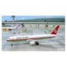 Model redukcyjny Boeing 767-300 Kenya Airways, skala 1:500, Star Jets. Biały kadłub z czerwono-zielonymi pasami, logo linii lotn