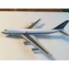 Model redukcyjny Boeing 747-100 Sabena, skala 1:400, GJSAB180. Biały kadłub, niebieski ogon, logo linii lotniczych.