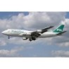 Model Boeing 747-300 PIA, skala 1:500. Białe malowanie z zielonymi akcentami i logo Pakistan International Airlines.