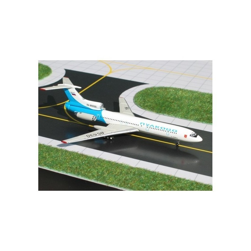 Tupolev TU-154 Pulkovo, skala 1/400, malowanie Pulkovo, detale linii lotniczej.