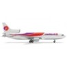 Model redukcyjny Lockheed L-1011-1 Tristar, skala 1:500, HERPA. Malowanie Hawaiian Airlines, detale.
