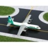 Model GeminiJets 1:400, Lockheed L-100 Hercules, Transamerica, biały z zielonymi akcentami.