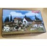 Wioska z kościołem 1/87H0 - Model do sklejania