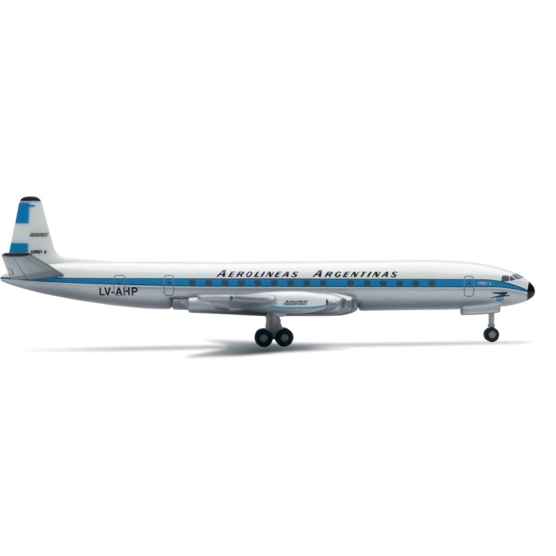 Model redukcyjny De Havilland Comet IV, skala 1:144, Herpa. Aerolineas Argentinas, LV-AHP.