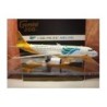 Airbus A319 Cebu Pacific, 1/200, Gemini Jets. Biały kadłub, żółte ogon i skrzydła, zielono-niebieski wzór fali.