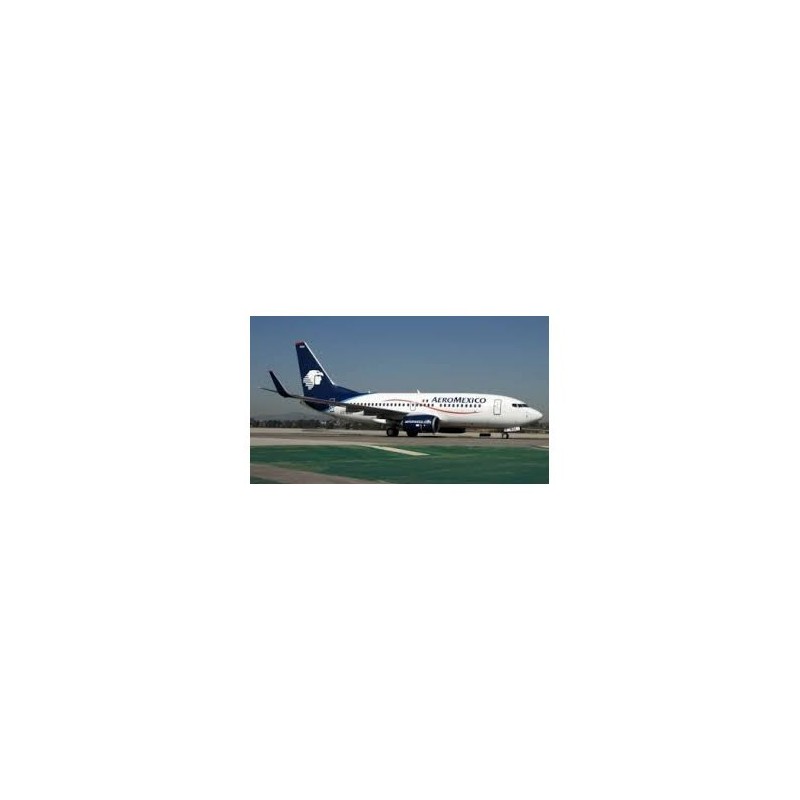 Model redukcyjny Boeing 737-700 AeroMexico, skala 1:200. Malowanie Aeromexico, detale logo linii lotniczej.
