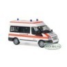 FORD Transit MD Bus Mod. 2006 "BRK Hof" (1/87H0) - Model red