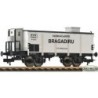 Model wagonu towarowego chłodnia CFR, skala 1:87, epoka II, biały z czarnymi detalami.