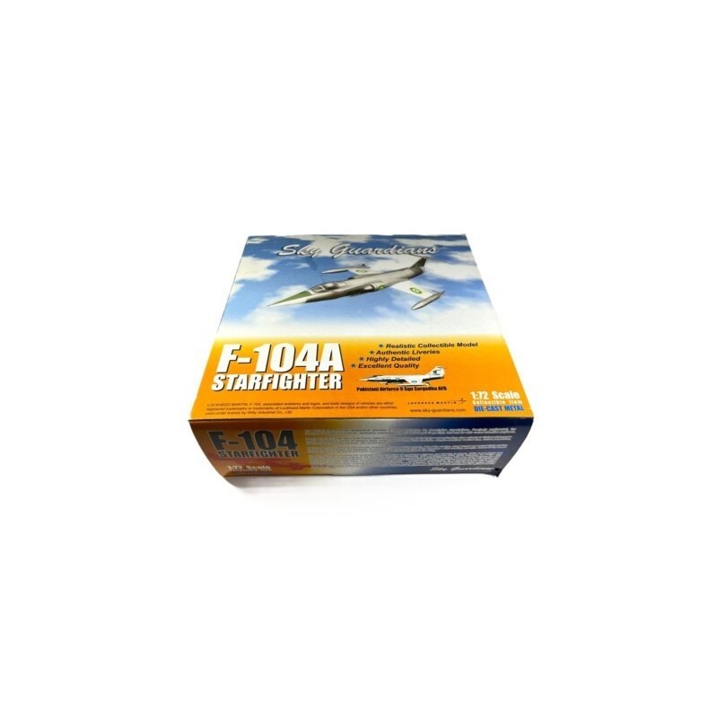 Model F-104A Starfighter, skala 1:72, Sky Guardians. Szary z zielonymi akcentami.