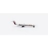 Model TWA McDonnell-Douglas MD-83, skala 1:500, HERPA. Biały kadłub, czerwone akcenty, logo TWA.