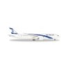 Model samolotu Boeing 787-9 Dreamliner, skala 1:200, Herpa. Malowanie linii EL AL.