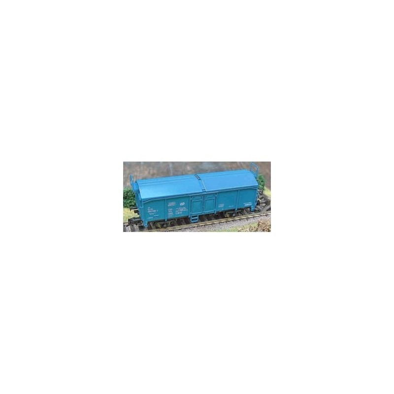Wagon towarowy CD, skala 1:87, Fleischmann. Niebieski wagon, logo CD, epoka V.
