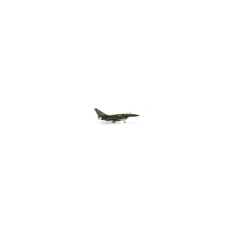 Model redukcyjny Eurofighter EF-2000 Typhoon, skala 1:200, Herpa. Siły Powietrzne Królewskie, eskadra nr 43, malowanie testowe D