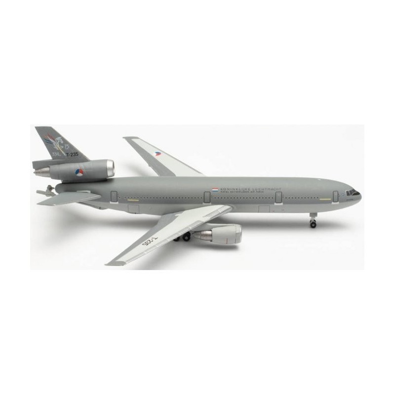 Model samolotu McDonnell Douglas DC-10-30CF Królewskich Sił Powietrznych Holandii, skala 1:200, Herpa, 334 Dywizjon.